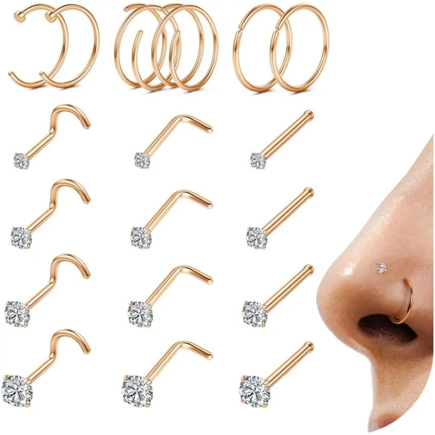 Rose Gold-20G