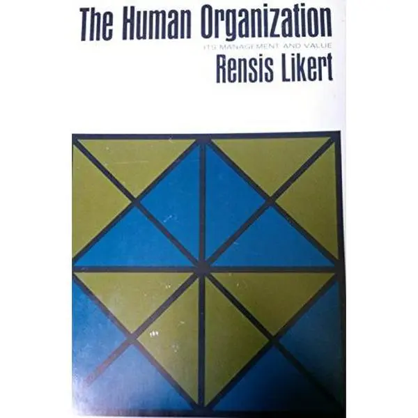 USED Book - The Human Organization: Its Management and Value by Rensis Likert (Hardcover) - english