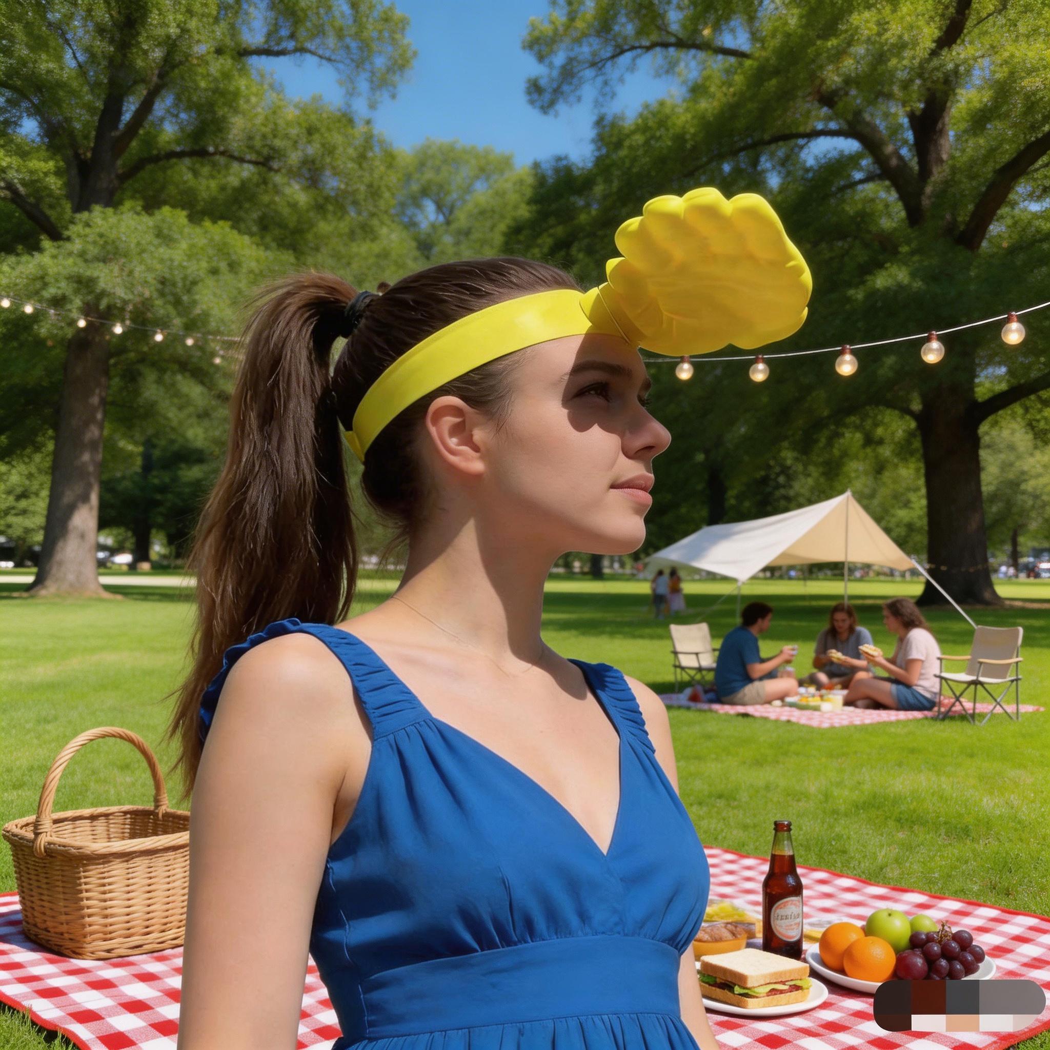 Funny Hand-Shaped Sun Hat – Summer Outdoor UV Protection Headband, Creative Hand-Shaped Silly Photo Hat
