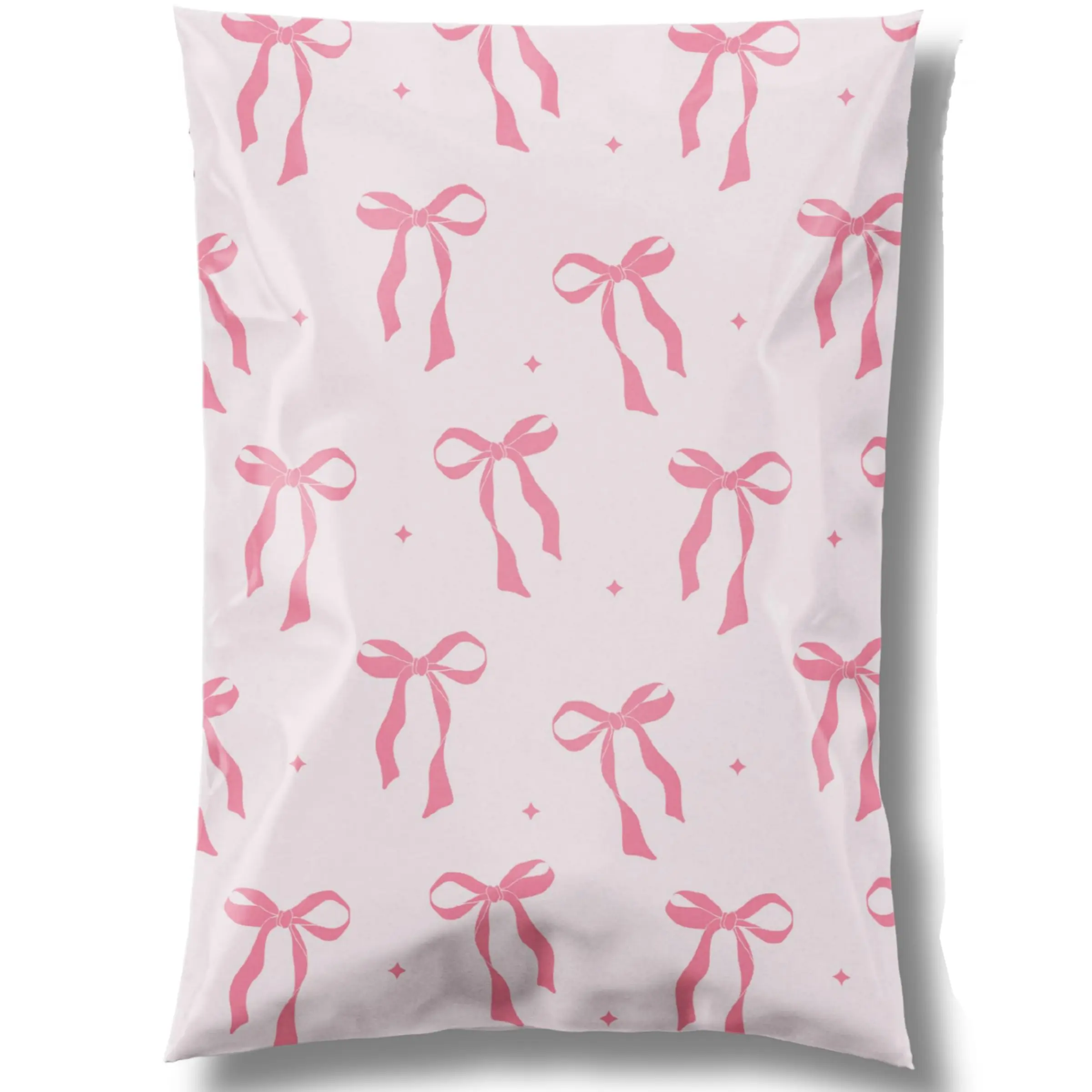 100 Pack Pink Bows(10"x13")