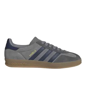 adidas Mens Gazelle Indoor Lace Up Sneakers Shoes Casual - Grey