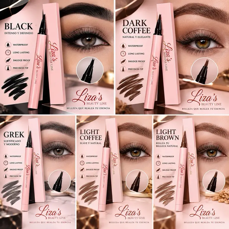1480-Micro Precision Brow Pen, Long-Lasting Waterproof Eyebrow Definer for Natural Looking Brows