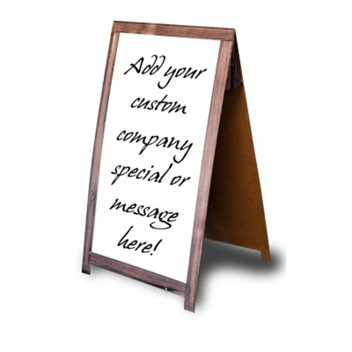 Advanced Graphics 1669 Generic Cardboard Sandwich Board Standup - 44 x 25 in, Double Sided, Custom Message, Limited Time Offer