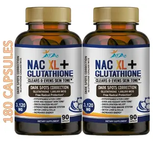 N-Acetyl L-Cysteine ( NAC) 180 CAPS Gluten free 3120Mg 2 bottles Non GMO 180 cap