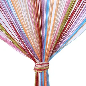 100x200cm Vidillo Door String Curtain, Wall Panel Fringe Window Room Divider Blind, Home Patio Bedroom