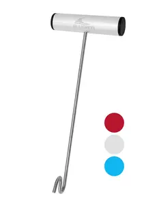 BLUEWING 24in Push and Pull Fishing Dehooker Stainless Steel Fish Hook Remover Tool Saltwater Dehooker Big Game Heavy Duty Dehooker Twist Resistance Design