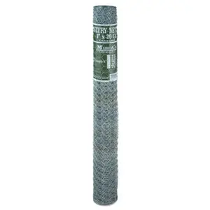212 MAIN Chicken Wire Fence - Galvanized, Corrosion Resistant Poultry Netting with Hexagonal Openings for Poultry Containment, 72 x 1 x 50 ft