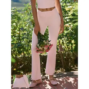 GLOWMODE 31" FeatherFit Gym Crush Buttery-Soft Sweat-Wicking Stretchy Flare-Leg Leggings Low Impact Yoga Studio Gym Daily Active Wear