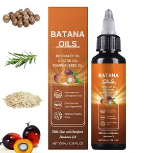 Batana Oils 4-in-1 Liquid Hair Oil with Rosemary Pumpkin Seed & Castor Oil for Hair Growth Nourishing Care Prevents Dryness Loss Suitable All Hair Types 100ml