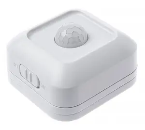 Home Zone Security ES06577G Linkable Flood Light Sensor, 327 ft Range, 4 Channel, Battery Powered, No Wiring