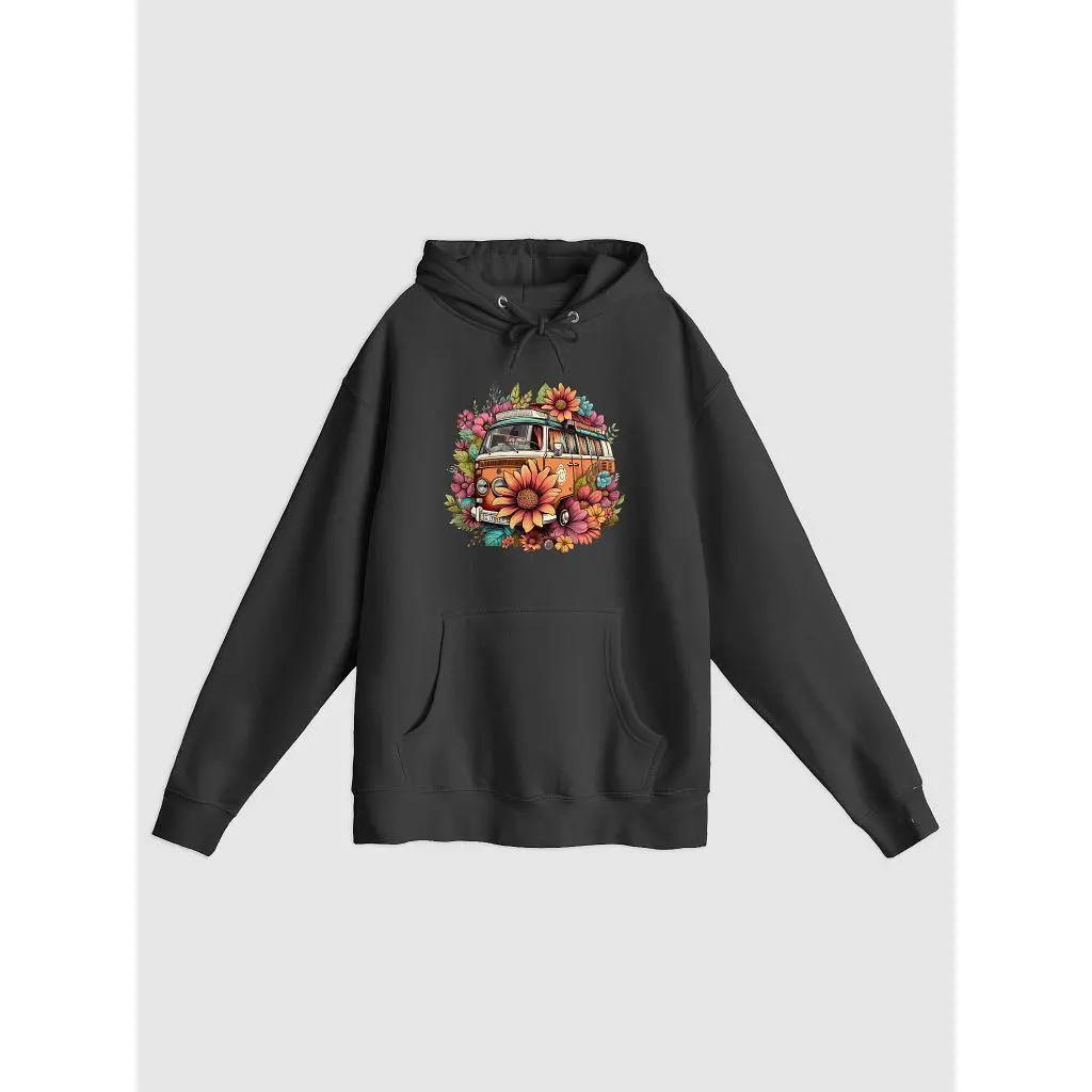 Vintage Volkswagen Floral Adventure Hoodie