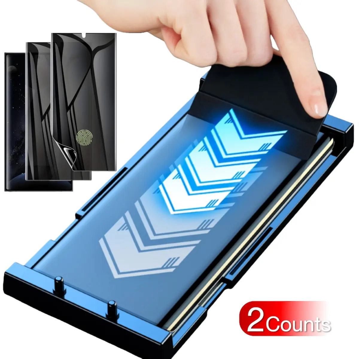 High Quality Durable Protective Anti-Spy Smartphone Screen Protector Film for Samsung Galaxy S25 S24 S23 S22 S21 S20 S10 S9 S8 Ultra Plus Note 20 10 9 8 5g, Full Coverage, Accessories, Protection, Installation