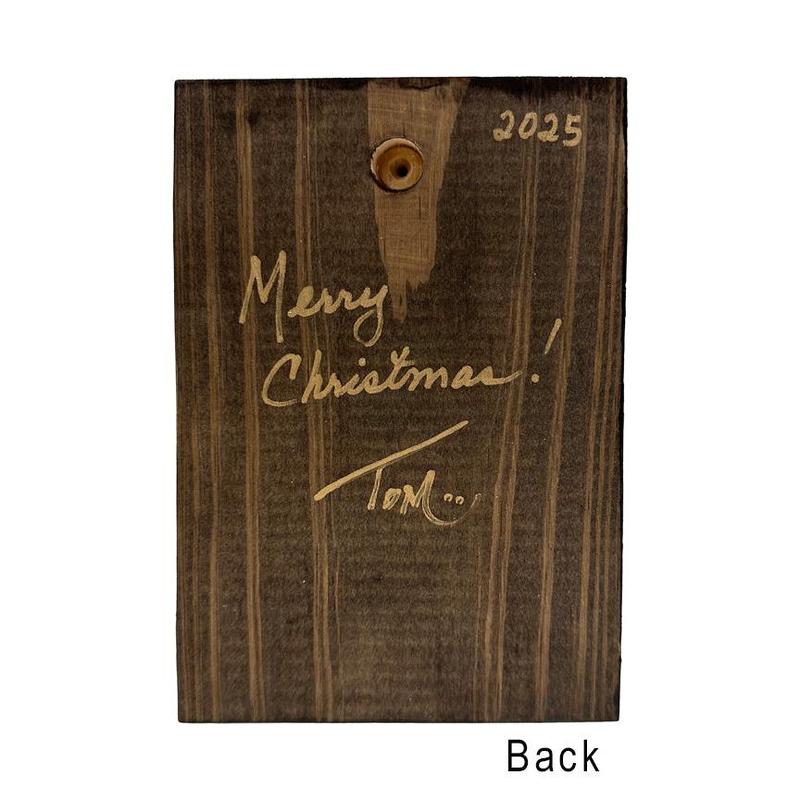 The Nativity on 5.5 x 8 Rustic Wood / FREE SHIPPING