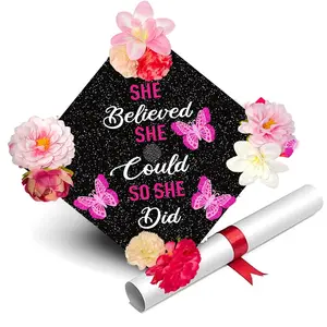 Graduation Cap Topper Handcrafted Cap Hat Accessory graduation cap decoration graduation photo props suitable for 2026 graduates