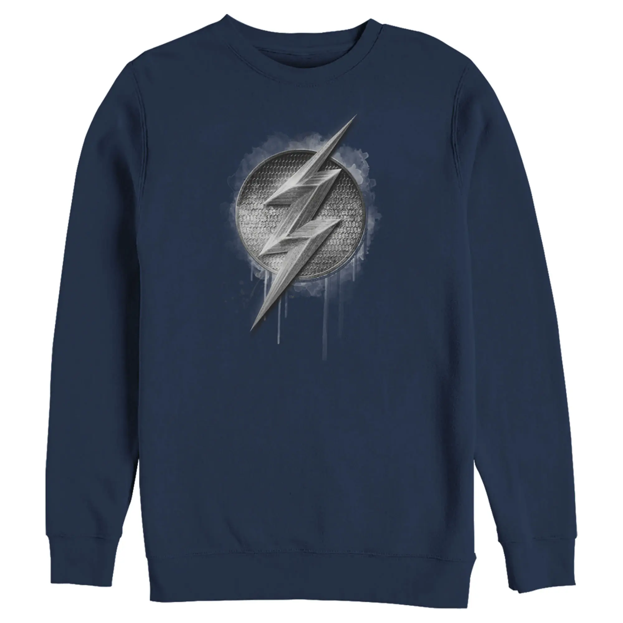 Men's Stylish Casual Fashion Zack Snyder Justice League The Flash Graphic Silver Logo Menswear Sweatshirt