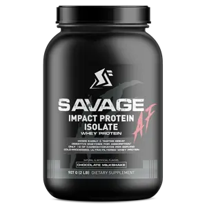 Savage AF Impact Whey Protein Isolate Chocolate Milkshake