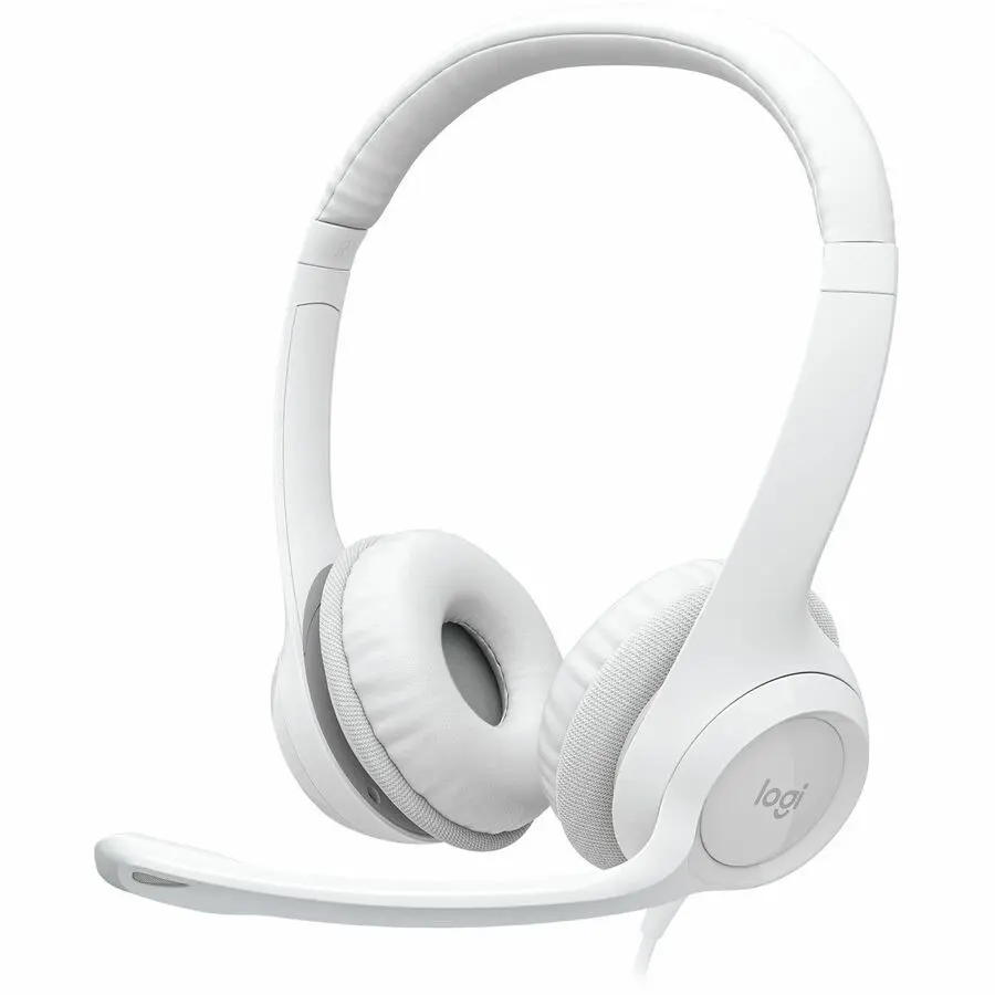 Logitech ClearChat H390 Comfort USB Headset with Boom Noise-Canceling Microphone