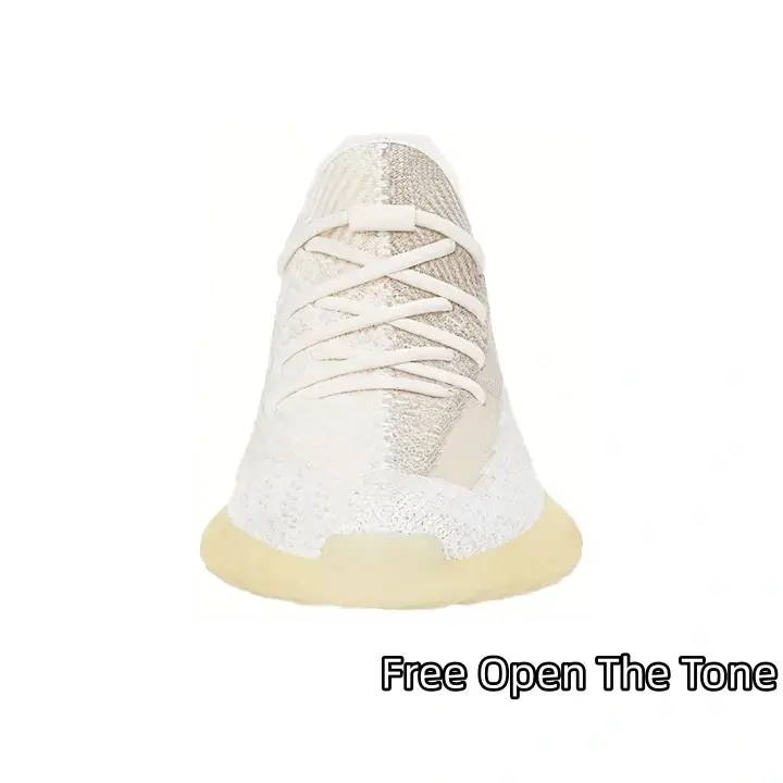 Non Slip Paneled Knit Athletic Walking Sneakers for Men Women, Cream Two Tone Semi Sheer Lightweight Cushioned Running Shoes, Moisture Wicking Casual Trainers for Street Travel Exercise