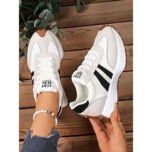 Women's Classic Sport Shoes, Comfortable and Stylish Design, Perfect for Casual Wear, Durable and Ideal for Daily Use, Thick Sole Sneakers