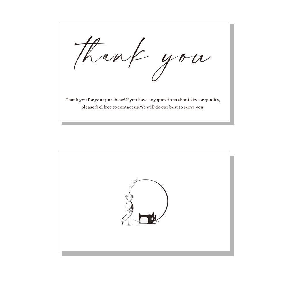 Women's clothing after-sales card