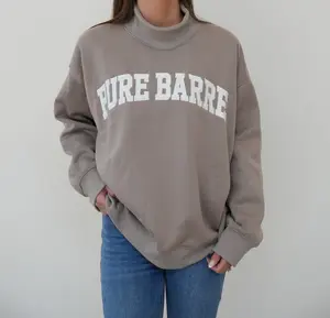 BARRE Oversized Mockneck Sweatshirt