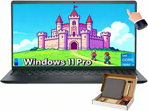 Dell 15.6" FHD Touch Laptop | Windows 11 Pro | Intel 10-Core i5-1334U (Up to 4.6GHz) | 1 Copilot AI for Student and Business, WiFi 6 | 64GB RAM + 2TB SSD