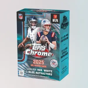 2025 Topps Chrome Football Blaster Box