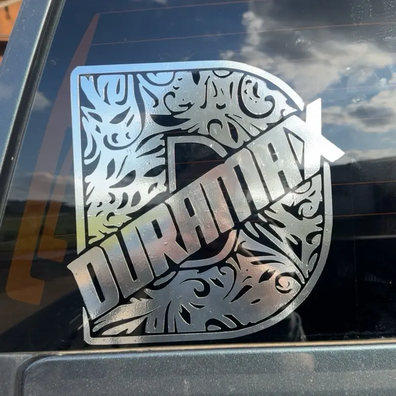 Duramax Decal with Tooled Design - Premium Colored Permanent Vinyl - Customizable Options - 1-3 Days Processing Time - Includes Transfer Tape Will only refund if product is returned in tact.