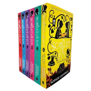 Scarlet and Ivy Series 6 Books Collection Set by Sophie Cleverly (The Lost ,The Whispers in the Walls,The Dance in the Dark,The Lights Under the Lake,The Curse in the Candlelight,The Last ) - Paperback