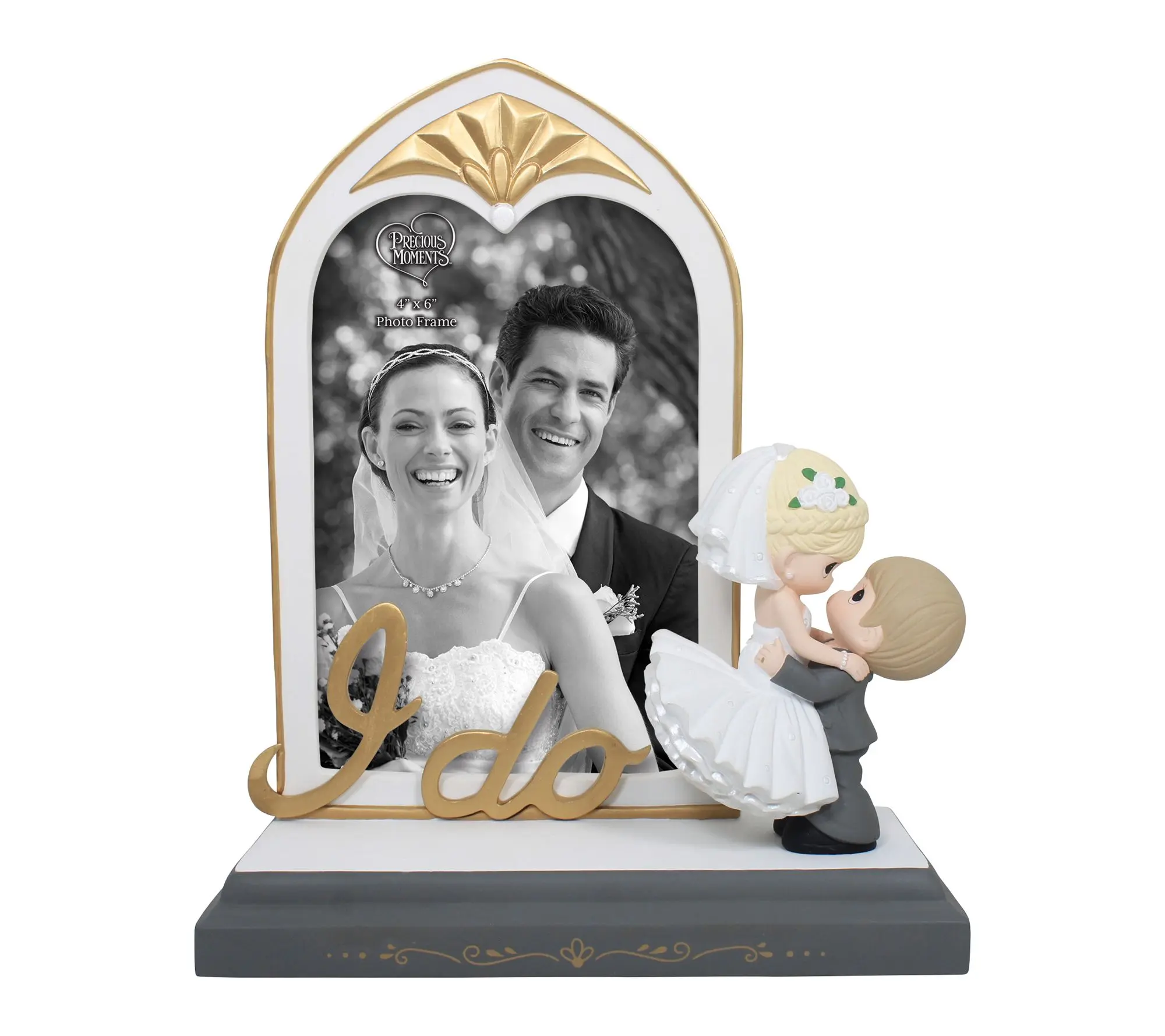 Precious Moments Bride & Groom Wedding Photo Frame