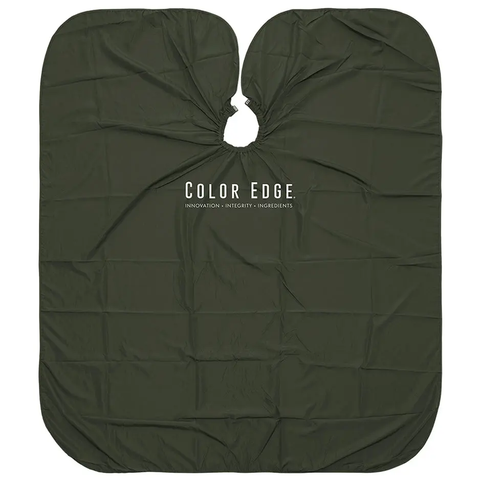 Color Edge Cali Collection Cutting Cape | Reversible Salon Wear with Accordion Neck for Comfort
