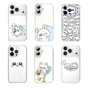 Cute M-Momongas Transparent Phone Cases, Cover & Casing with Protection for iPhone 17 Air, 16 Pro Max, 15, 14 Plus, 13, 12, 11 - Mobile Phone Accessories