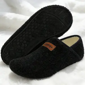 portable slipper Womens Mens Slippers Soft-Lightweight House Slipper Socks with Rubber Sole Around House Shoes Non Slip Indoor/Outdoor