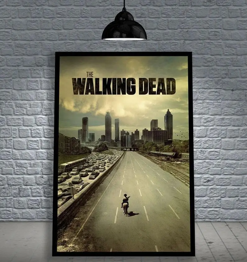 The Walking Dead TV Series Andrew Lincoln Norman Reedus Melissa McBride Poster Print Paper Unframe Movie Poster Print