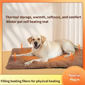 Pet Self-Heating Pad, Pet Blanket Floor Mat, Nest Sleep Pad, Dog Seat Cushion, Cat Pad, Warm Dog Bed, Pet Nest Warmer