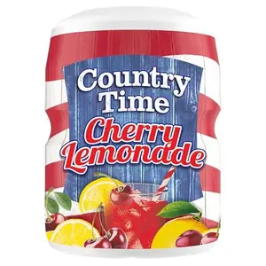 Country Time Cherry Lemonade flavored with other natural flavor Drink Mix, 18.3 oz Canister