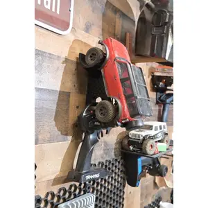 Wall Mount for Traxxas Trx4m 1/18th Scale Rock Crawler and Remote - RC Car Organizer