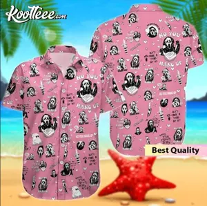 Ghostface Cute Hawaiian Shirt