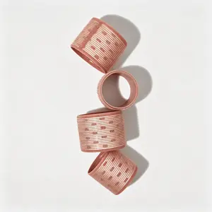 XL Thermal Hair Rollers 4-Pack - Volumizing Hair Curlers for Long-Lasting Curls, Heatless Styling & Salon Blowout Volume