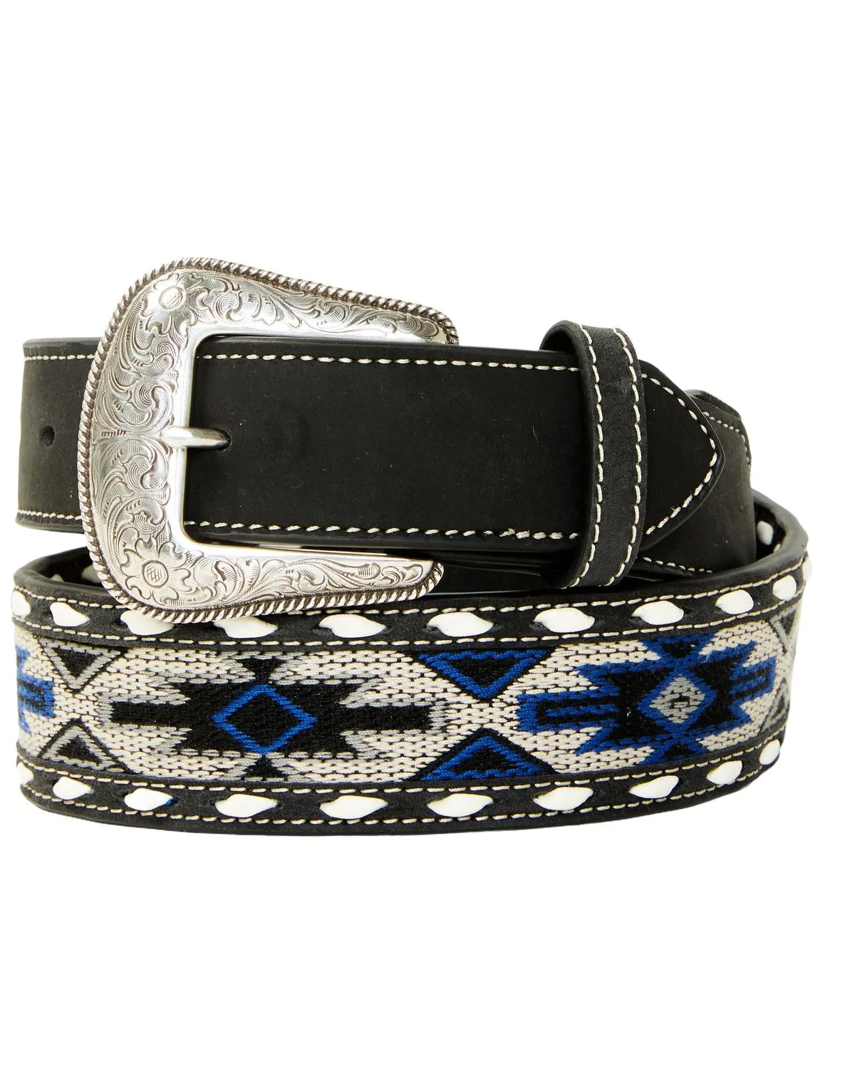 Cody James Men's Men'S Southwestern Inlay Tapered Belt - Bb2451701