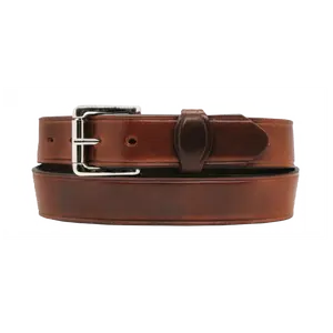 Heritage Leathers Men's Creased Heavy Dark Brown Work Belt 2252