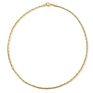 Anya Rectangular Box Chain Necklace