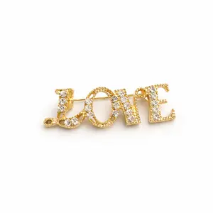 Gold-Tone Bookmark Brooch Charm