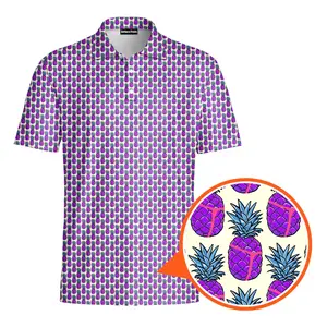 Slutty Pineapple Funny Golf Polo Shirt