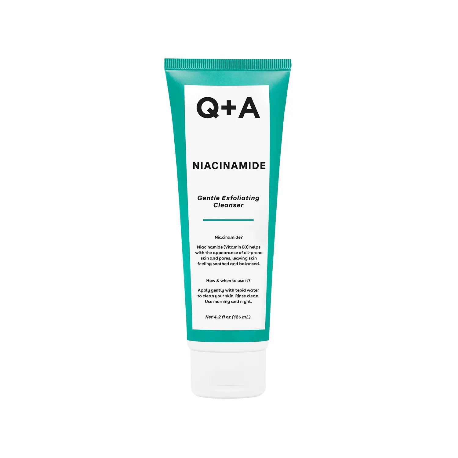 Q+A Niacinamide Gentle Exfoliating Cleanser