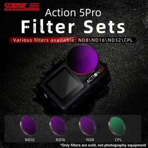 STARTRC ND8 16 32/CPL Filter Set For DJI Action 4 Sports Camera