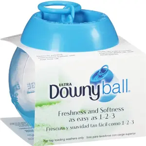 Downy Fabric Softener Ball - Freshness and Softness for 1-2-3 Washing Loads - Household Use