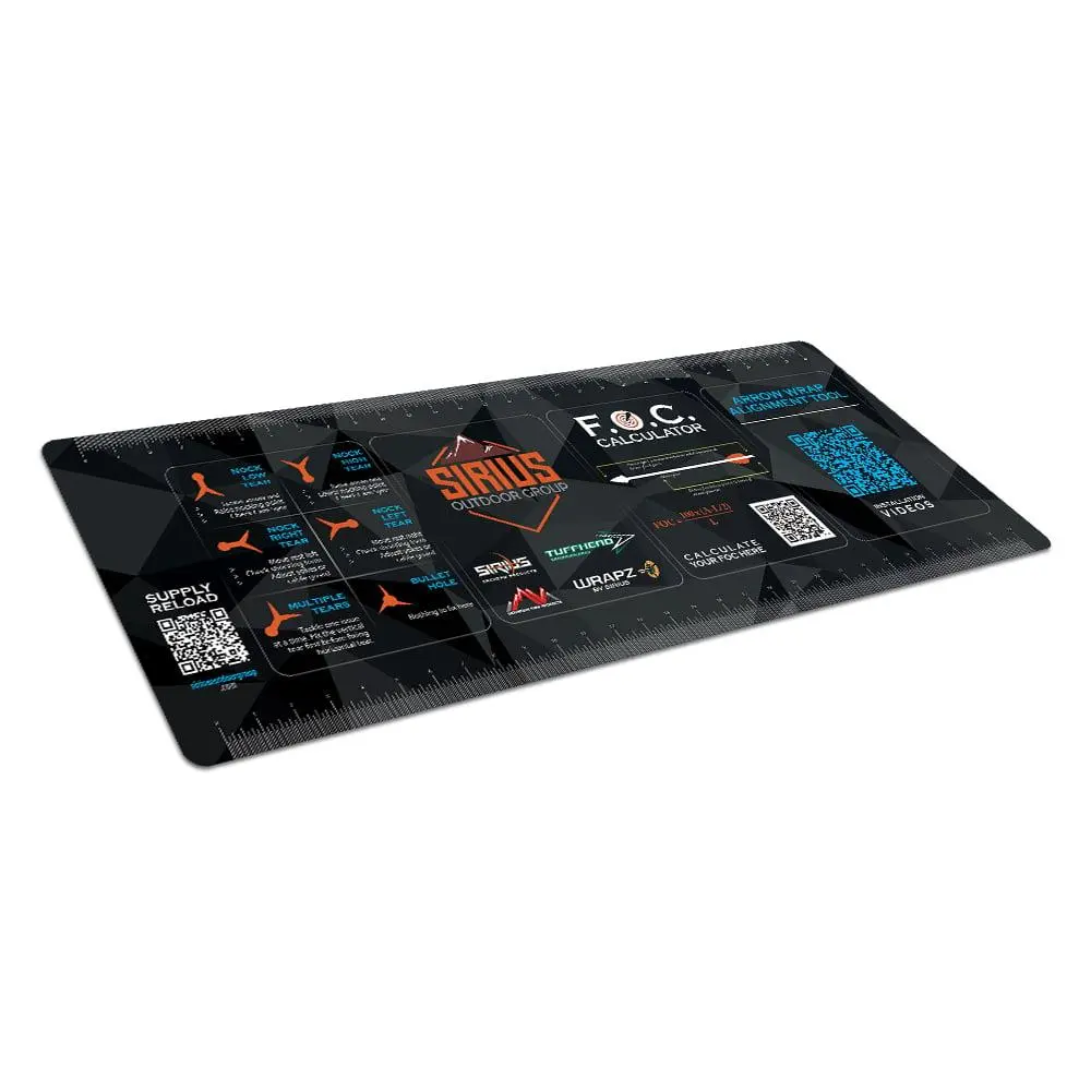 Sirius Archery Products Archer's Building Mat 31.5" W x 12" T x 3/16"D