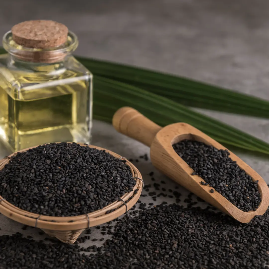 Organic Black Sesame Seeds (Sesamum indicum) – 100+ Seeds for Herb Gardens, Culinary Use, and Asian Cooking
