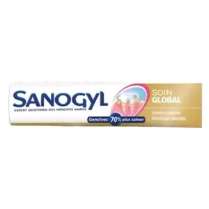 Sanogyl Global toothpaste 70% sulfuric acide 1 tube oral use fo plaque &food particles removal Sanogyl Global toothpaste 70% sulfuric acide 1 tube oral use fo plaque &food particles removal